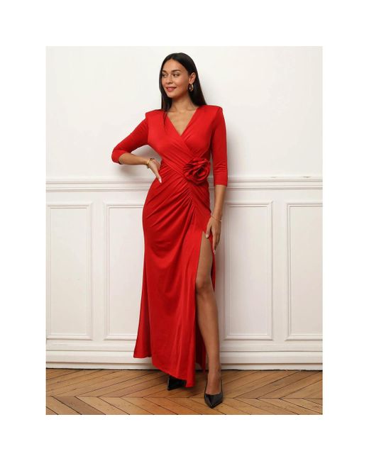 La Modeuse Jurk 72100_P169428 in het Red