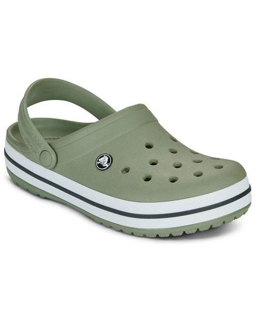 CROCSTM Clogs Crocband in Green für Herren