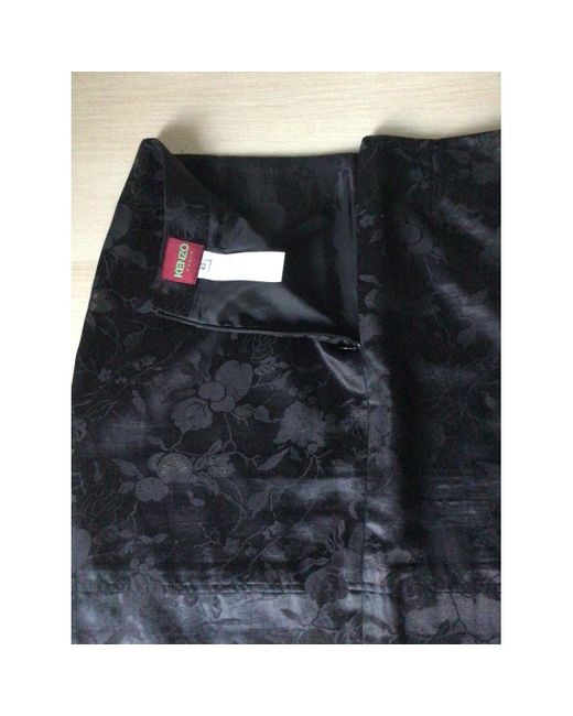 Jupes Jupe droite noire KENZO en coloris Blue