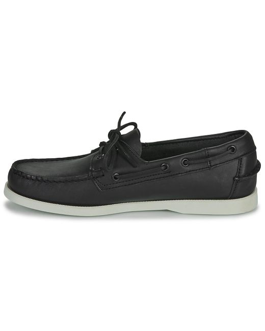 Chaussures bateau PORTLAND Sebago pour homme en coloris Noir | Lyst