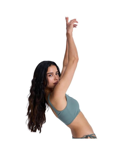 Maillots de bain Solid Essentials Bralette Roxy en coloris Blue