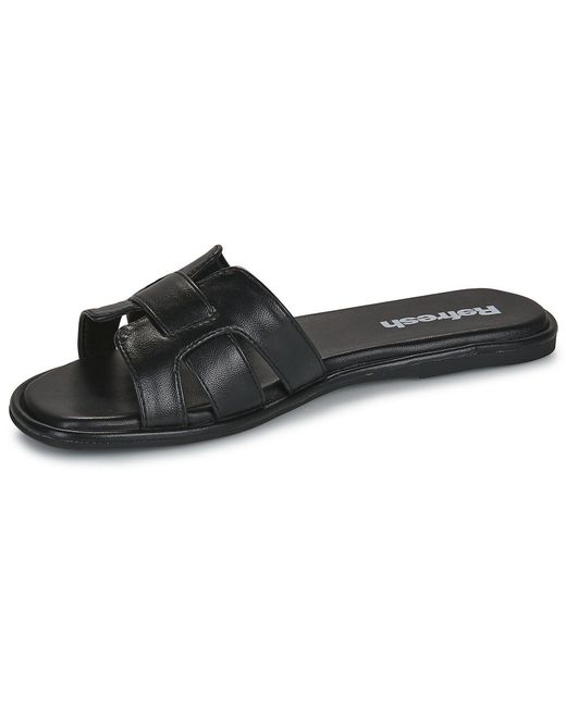 Refresh Black Pantoffeln 172553
