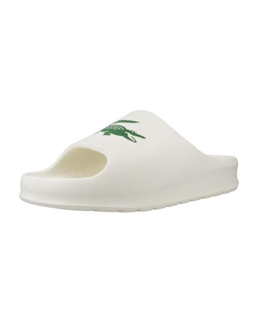 Lacoste Slippers Serve Slide 2.0 in het White voor heren
