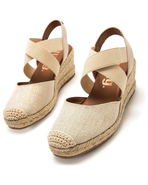 Espadrilles MADA MTNG en coloris Natural