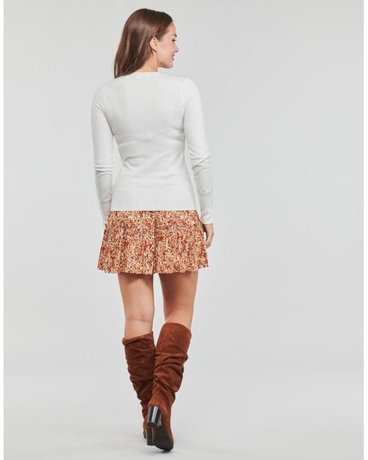 Pull Elinor Rn Ls Swtr Guess en coloris Gray
