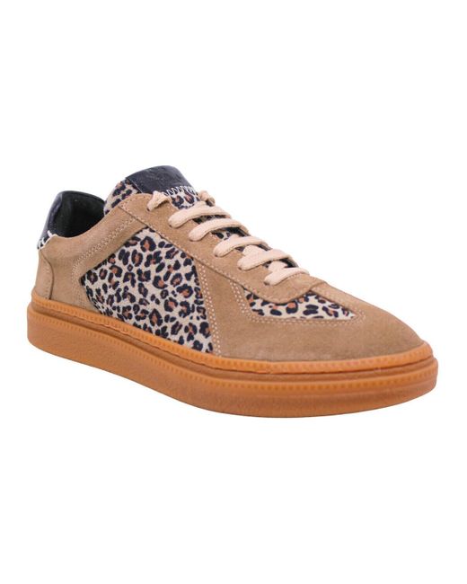 Baskets basses co.co et abricot baskets Coco   Abricot en coloris Natural