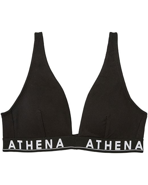 Corsets et bustiers Soutien-gorge foulard à coques COLOR Athena en coloris Blue