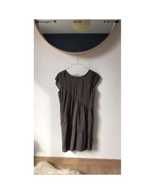 Robe courte Robe grise esprit Esprit en coloris Gray