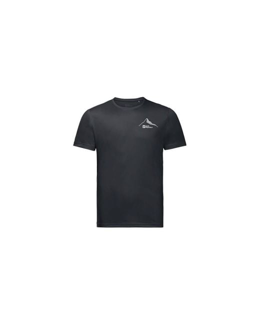 T-shirt 18071846350 Jack Wolfskin pour homme en coloris Blue