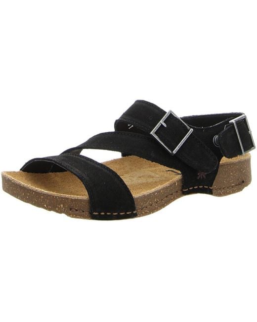 Art Sandalen in het Black