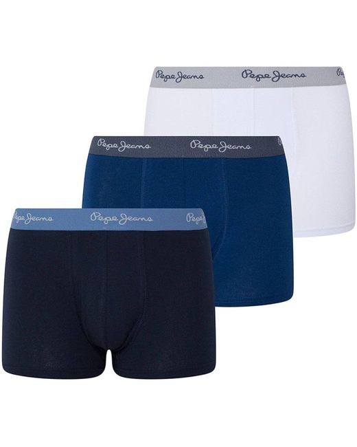 Caleçons Caleçon Paquet de 3 ZARED 3PK Pepe Jeans pour homme en coloris Blue
