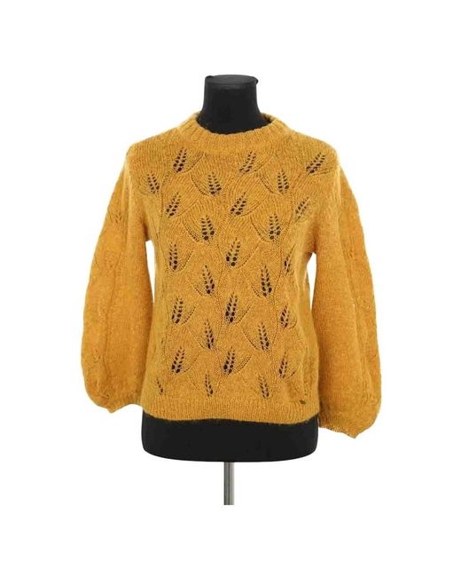 Pull Pull jaune Des Petits Hauts en coloris Yellow