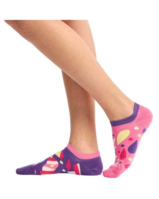 Socquettes Socquettes invisibles Sucettes glacées Dedoles pour homme en coloris Purple