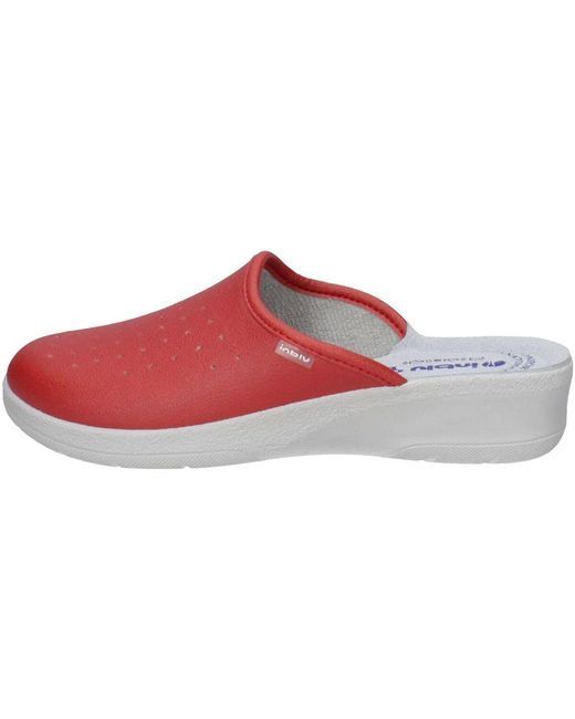 Mules Inblu en coloris Red