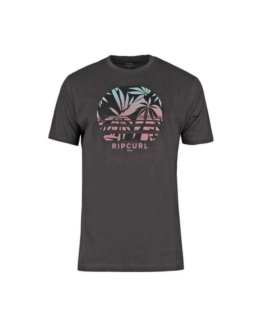 Polo SUNSET FLOWER TEE Rip Curl pour homme en coloris Black