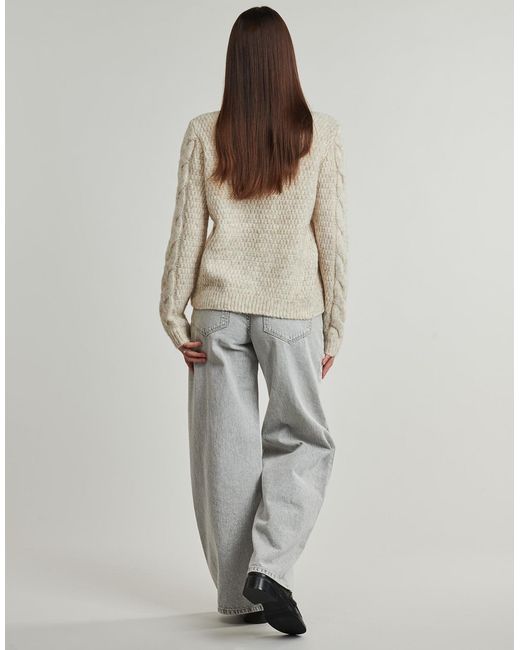 Pieces Trui Pcnina in het Gray