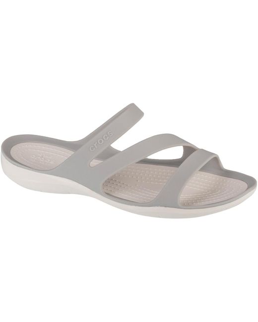 CROCSTM Pantoffels W Swiftwater Sandals in het Gray