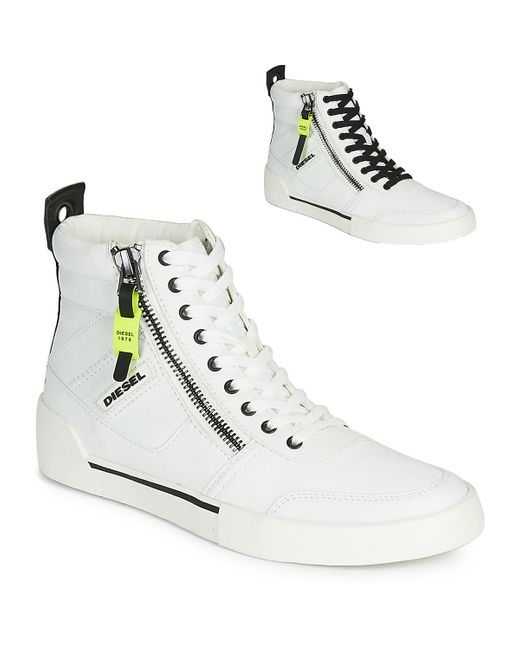 DIESEL Hoge Sneakers S-dvelows in het Wit voor heren - Bespaar 20% - Lyst
