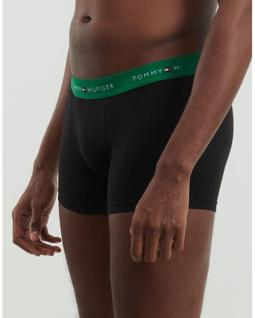 Boxers 3P WB TRUNK Tommy Hilfiger pour homme en coloris Green