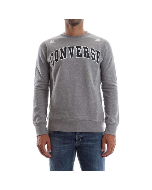Sweat-shirt 10006075 Converse pour homme en coloris Gray