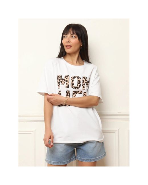 Blouses 74900_P176873 La Modeuse en coloris White