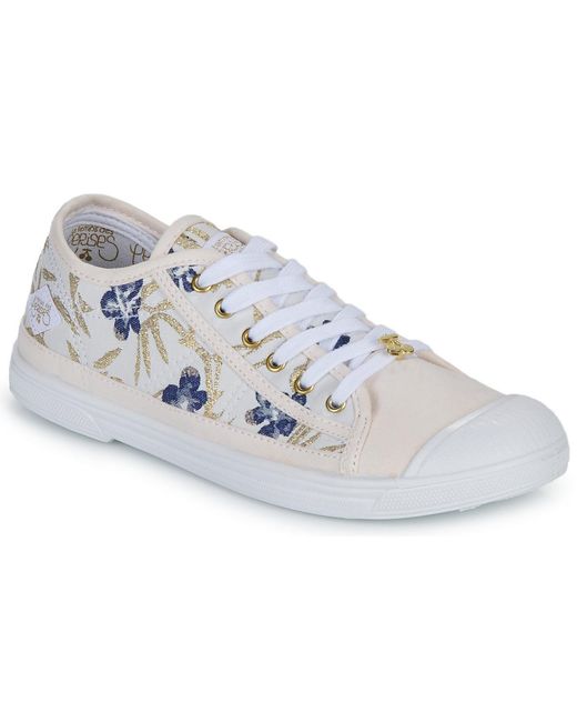 Baskets basses BASIC 02 Le Temps Des Cerises en coloris Blue