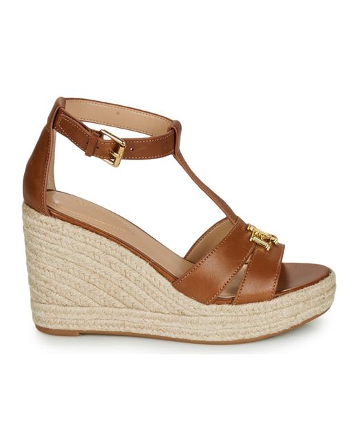 Lauren by Ralph Lauren Sandalen Hale Espadrilles Casual in het Bruin -  Bespaar 20% - Lyst