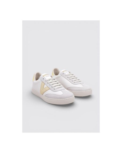 Baskets basses BERLIN CICLISTA EFECTO PIEL Victoria en coloris White