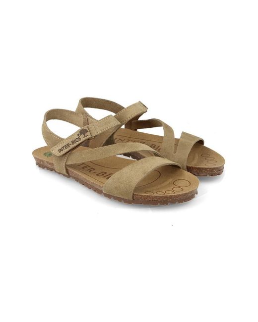 Sandales Interbios en coloris Green