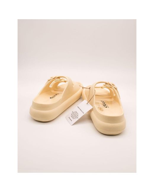 Sandales compensées D891013 Eva Curvi Duo en coloris Natural