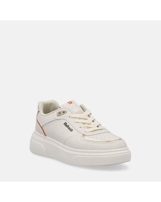 Baskets basses SNEAKERS Refresh en coloris White