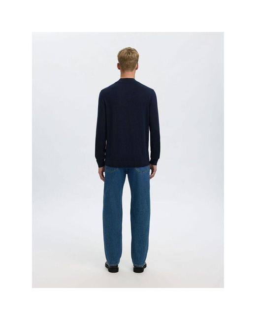 Pull 16096253_Bl SELECTED pour homme en coloris Blue