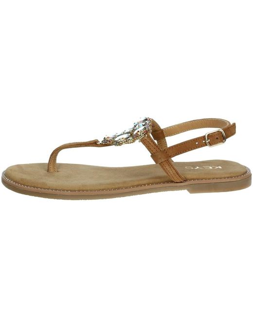 Tongs K-10952 Keys en coloris Brown