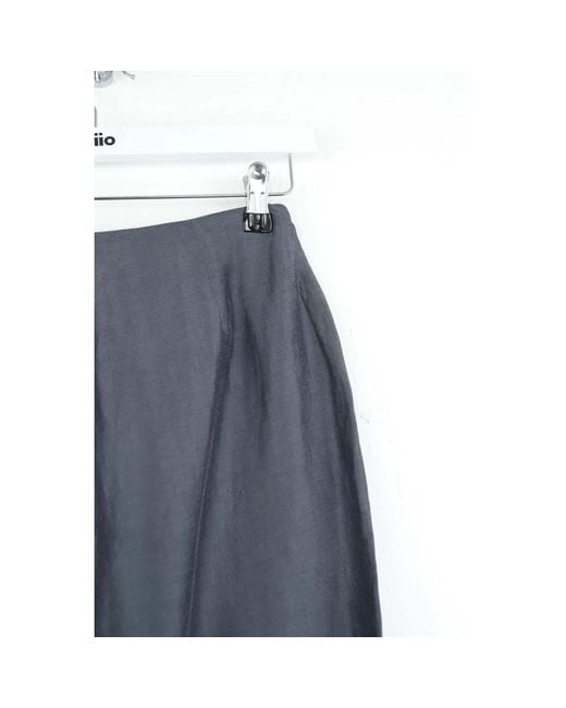 Pantalon Pantalon large en lin gris KENZO en coloris Gray