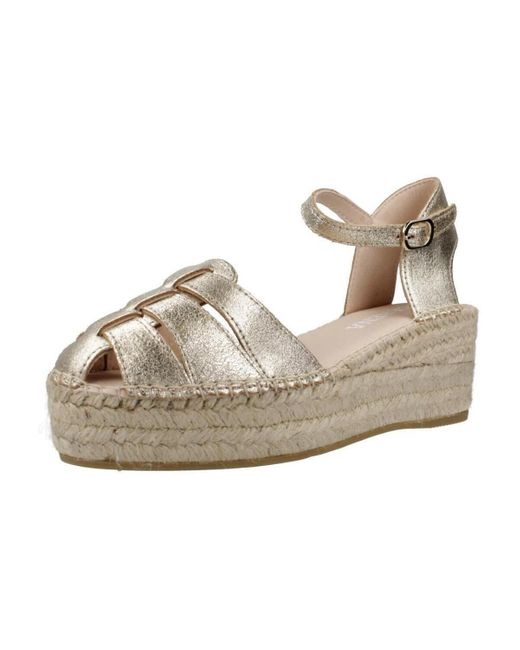Espadrilles JAVA43VE Macarena en coloris Metallic