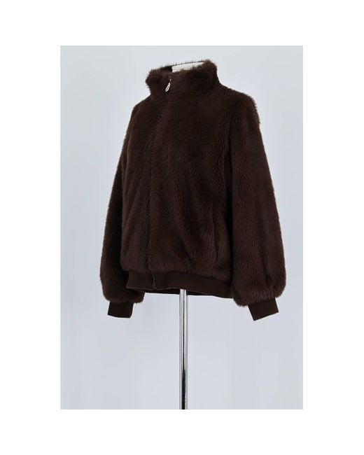 Manteau Veste marron Sandro en coloris Black