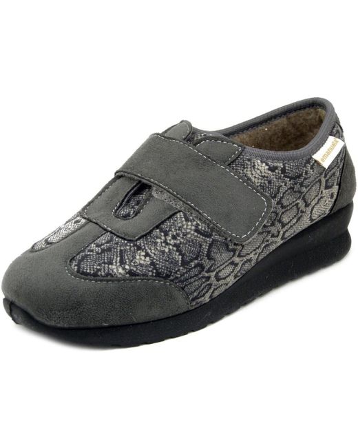 Baskets Chaussures, Sneakers, Textile chaud-2804GR Emanuela en coloris Black