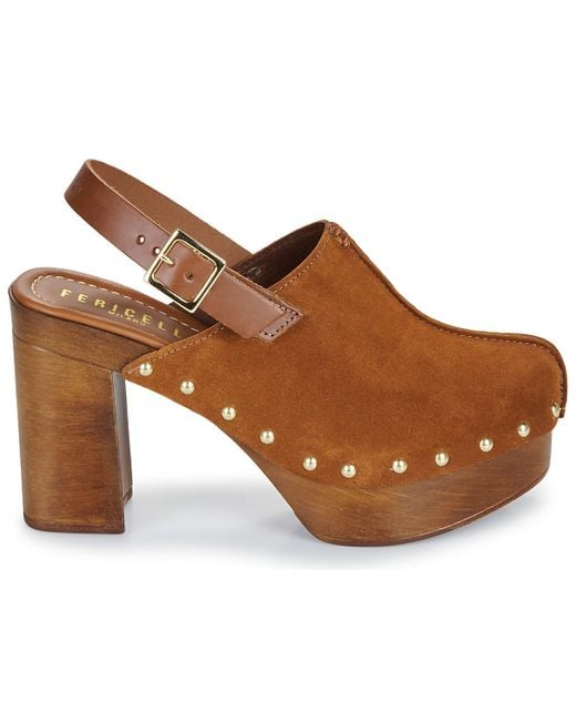 Fericelli Brown Clogs Macata