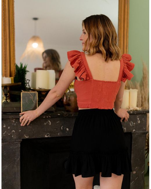 Celeste Blouse Capucine in het Black