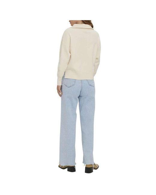 Pull 4437601 Vero Moda en coloris White