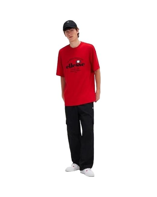 T-shirt Ellesse pour homme en coloris Red