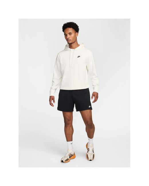 Sweat-shirt M nk club ft po hoodie Nike pour homme en coloris White