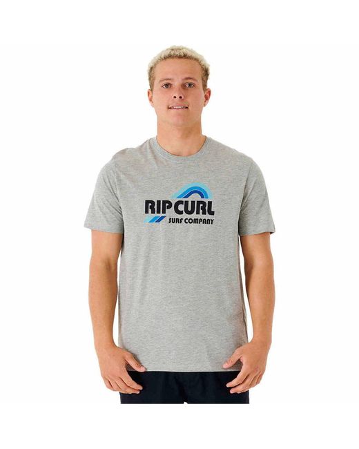 T-shirt SURF REVIVAL WAVING TEE Rip Curl pour homme en coloris Gray