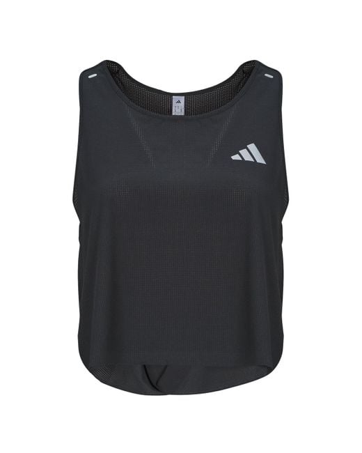 Top Adi365 Running Climacool+ Crop Top di Adidas in Black