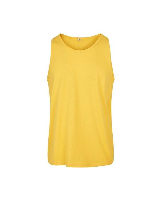 Debardeur Basic Build Your Brand pour homme en coloris Yellow
