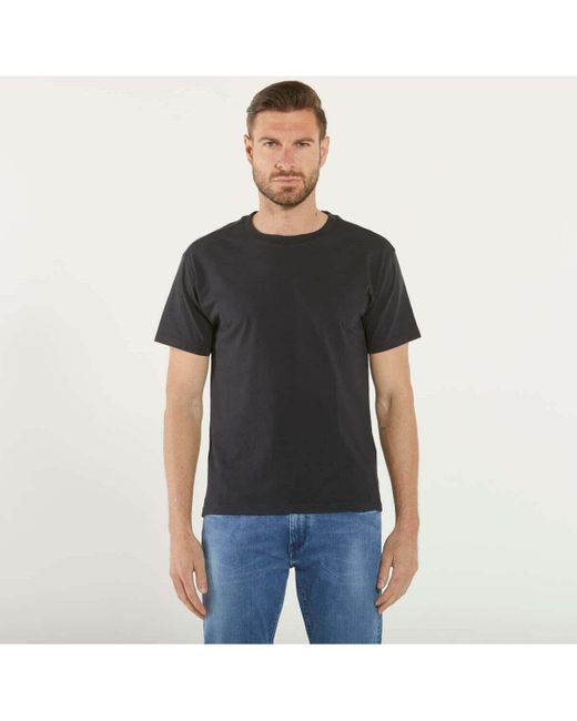 T-shirt Replay pour homme en coloris Black