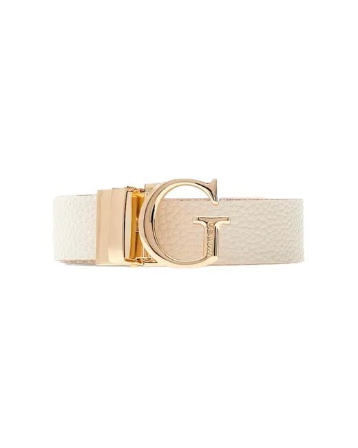 Ceinture Calista 4G Guess en coloris Natural
