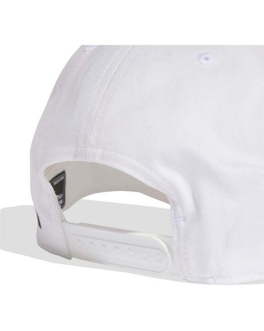 Chapeau Linear Cap Adidas en coloris White