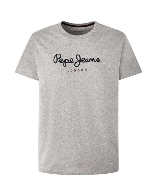 T-shirt Pepe Jeans pour homme en coloris Gris | Lyst