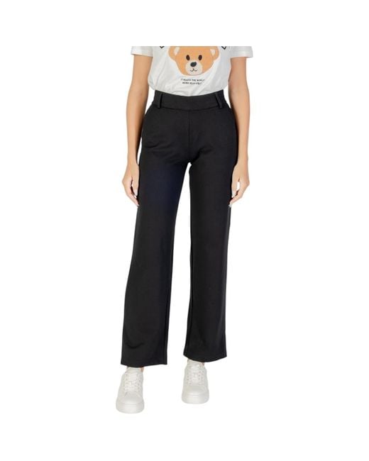 Pantalon ONLPOPTRASH LIFE MW STRAIGHT PNT NOOS 15341829 ONLY en coloris Blue